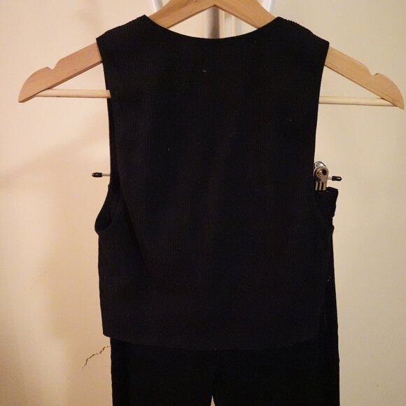 Aritzia Ribbed Black Sports Bra in Size XS - Picture 3 of 3